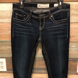 BKE denim from Buckle Sabrina Skinny dark wash 27R